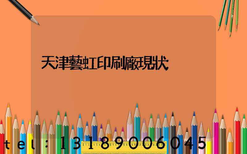 天津藝虹印刷廠現狀